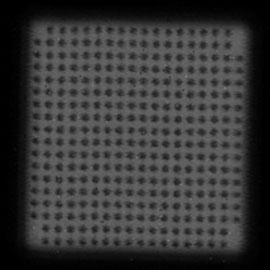 CSAM и рентгеновские снимки флип-чипа по всей площади с недостаточным заполнением
